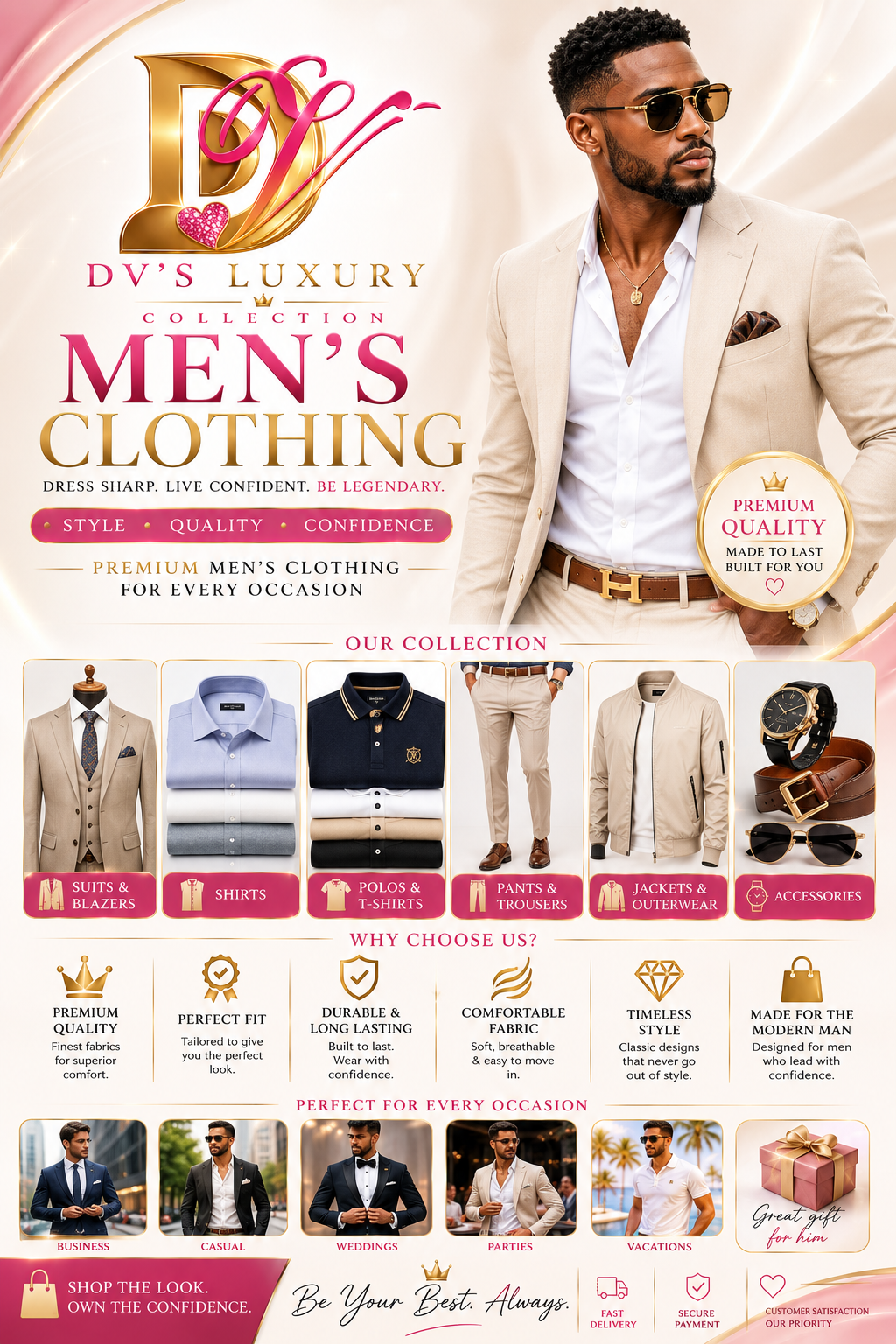 Men's clothing